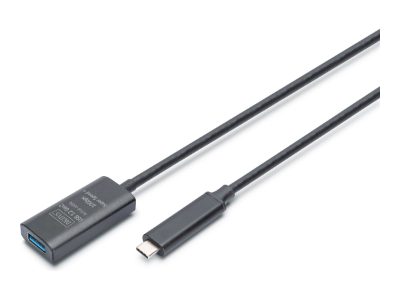 Active USB 3.2 Gen2 10G extension cable, DA-73113, USB-C to USB-A