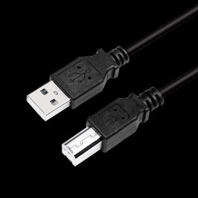 USB cable USB 2.0 A to B 2x male, CU0009B, USB-A to USB-A USB-B male, USB-A male