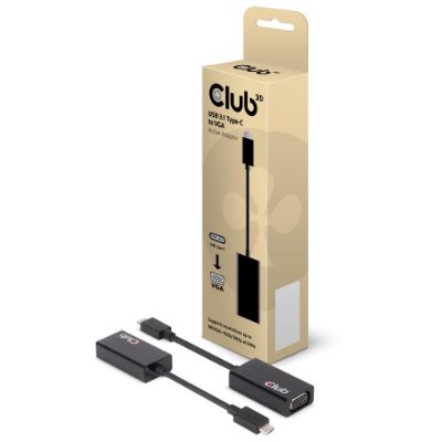 I/O ADAPTER USB-C TO VGA/M/F CAC-1502 CLUB3D