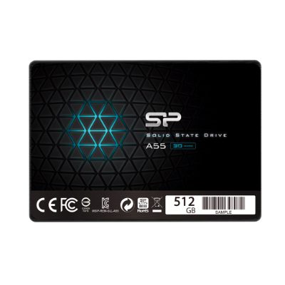 A55, 512 GB, SSD form factor 2.5", Solid-state drive interface SATA, Read speed 560 MB/s, Write speed 530 MB/s
