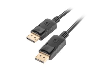 DisplayPort Cable 19 Pin V1.2 4K, 3 m, CA-DPDP-10CC-0030-BK, DisplayPort to DisplayPort