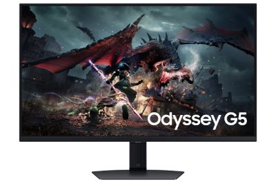 LCD Monitor, SAMSUNG, ODYSSEY G5, 32", Gaming, Panel IPS, 2560x1440, 16:9, 180Hz, 1 ms, Colour Black, LS32DG502EUXEN