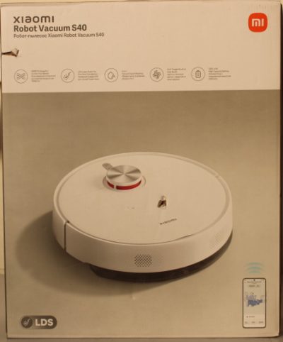 Xiaomi Robot Vacuum S40 EU, Wet&Dry, 5200 mAh, Dust capacity 0.52 L, 10000 Pa, White, DAMAGED PACKAGING, 23 month(s)