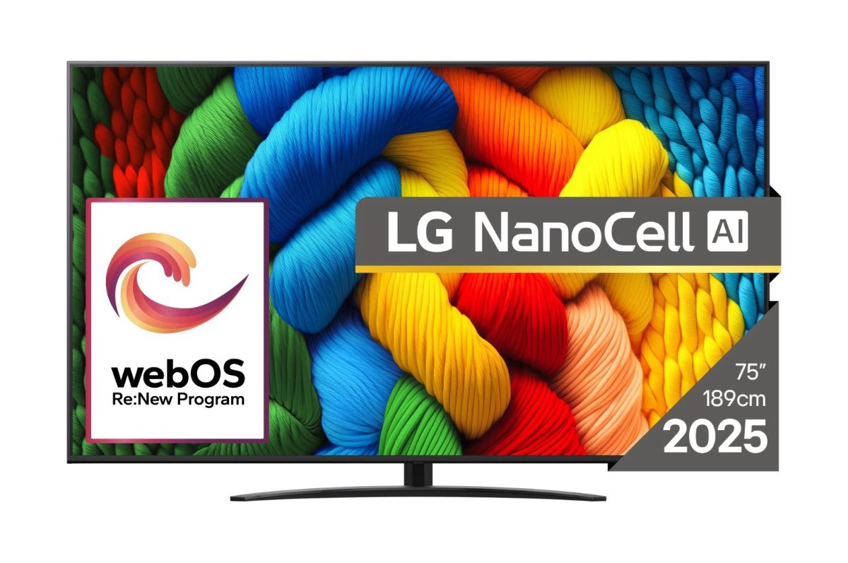LG 75NANO81A3A, 75, Smart TV, webOS 25, UHD