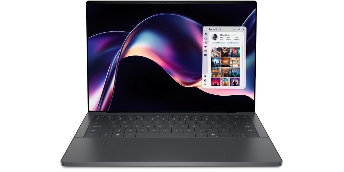 Dell XPS 14 DA14260, Graphite, 14 ", Touchscreen, OLED, Intel Core Ultra X7, 358H, 32 GB, LPDDR5x, Solid-state drive capacity 1000 GB, Intel Arc graphics, Windows 11 Pro, Bluetooth version 6, Keyboard language English, Keyboard backlit, Warranty 36 month(s), Battery warranty 12 month(s)