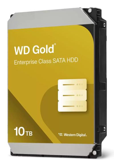 HDD, WESTERN DIGITAL, Gold, 10TB, SATA 3.0, 256 MB, 7200 rpm, 3,5", WD103KRYZ
