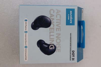 Anker Soundcore Dot 3i True-Wireless Earbuds, Blue, SALE OUT. Anker Soundcore True-Wireless Earbuds, Dot 3i, Bluetooth, In-Ear, Microphone, Navy Blue, USED, DIRTY, Wireless