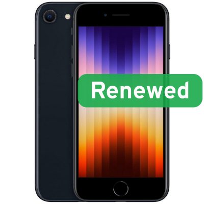 Apple Renewed Grade C, Apple iPhone SE (2022), Midnight, 4.7 ", Retina IPS, 64 GB, 5G, iOS