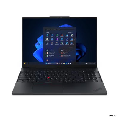 Lenovo ThinkPad E16 G3 AMD, Black, 16 ", IPS, WUXGA, 1920 x 1200 pixels, Anti-glare, AMD Ryzen 7, 250, 16 GB, SODIMM DDR5, Solid-state drive capacity 512 GB, AMD Radeon 780M Graphics, Windows 11 Pro, 802.11ax, Bluetooth version 5.3, Keyboard language English, Keyboard backlit, Warranty 36 month(s), Battery warranty 12 month(s)