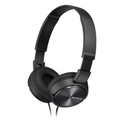 Foldable Headphones, MDR-ZX310, Wired, On-Ear, Black