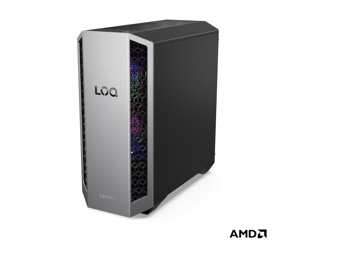 Lenovo LOQ, 26ADR10, Desktop, Tower, AMD Ryzen 9, 8945HX, 16 GB, SODIMM DDR5, 1000 GB, NVIDIA GeForce RTX 5070, No Optical drive, No keyboard, Windows 11 Home, Warranty 24 month(s)