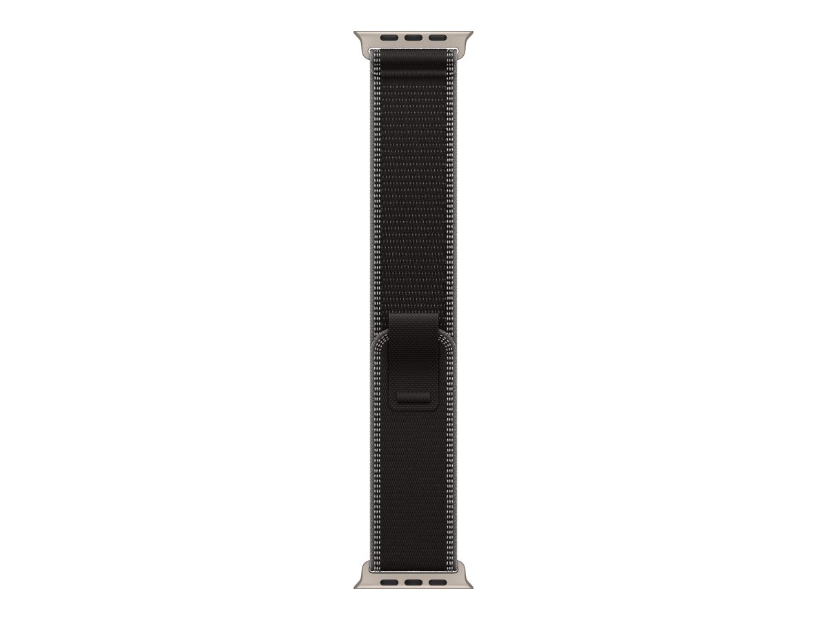 49mm Black/Charcoal Trail Loop - S/M - Natural Titanium Finish