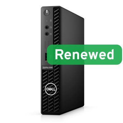 DELL Renewed Grade B, OptiPlex 3090, Intel Core i5, i5‑10500T, 8 GB, NVMe SSD, 256 GB, Intel UHD Graphics, Windows 11 Pro