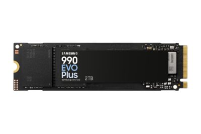Samsung SSD, 990 EVO Plus, 2000 GB, SSD form factor M.2 2280, Solid-state drive interface NVMe, Read speed 7250 MB/s, Write speed 6300 MB/s
