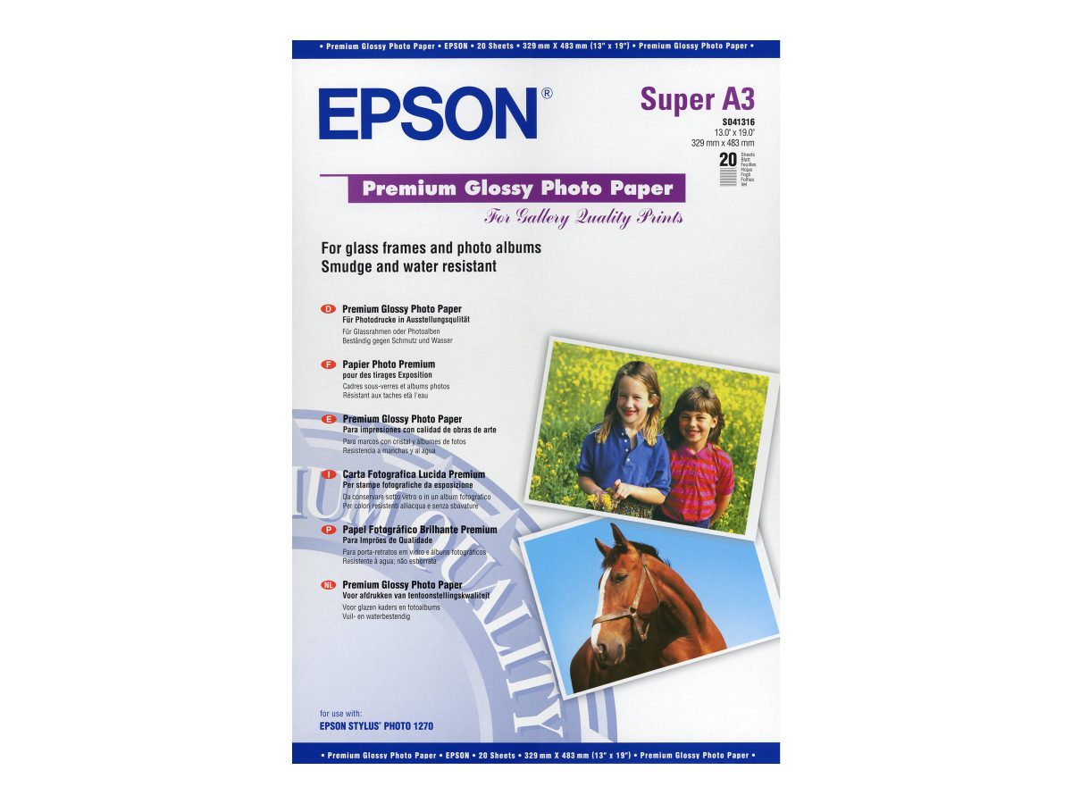 Premium Glossy Photo Paper A3, 250g/m2, 20 sheets