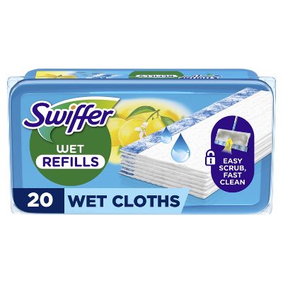 Swiffer Sweeper mitrās salvetes, 20gab