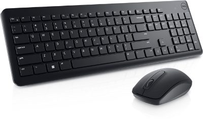 Keyboard and Mouse, KM3322W, Keyboard and Mouse Set, Wireless, Batteries included, Wireless connection, Russian, Black