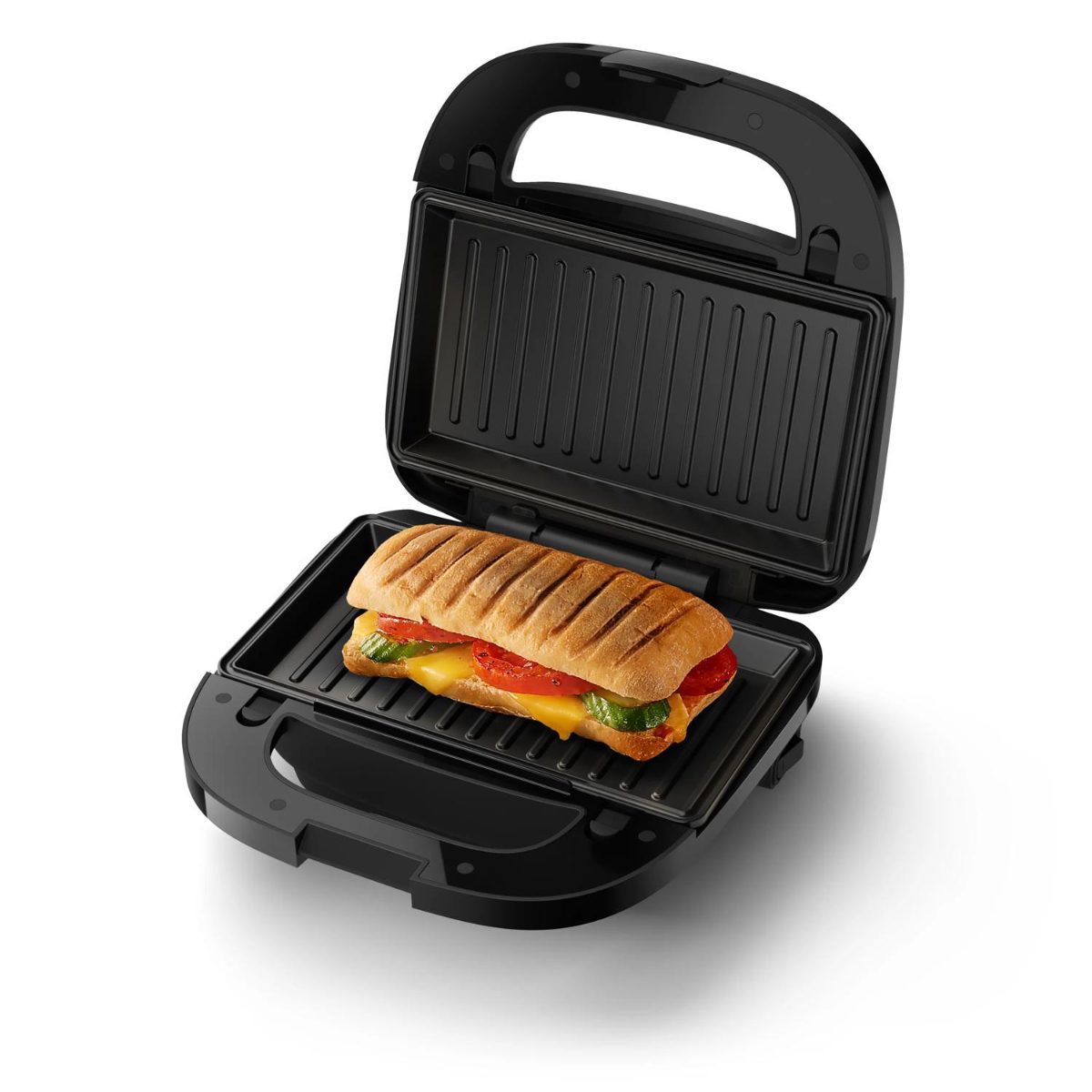 Philips Sandwich Maker, HD2350/80, 750 W, Number of plates 3, Black