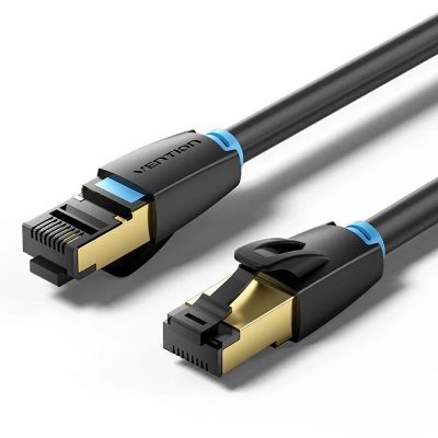 PATCH CABLE CAT.8 SFTP/3M BLACK IKABI VENTION