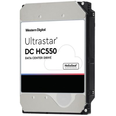 HDD, WESTERN DIGITAL ULTRASTAR, Ultrastar DC HC550, WUH721818AL5204, 18TB, SAS, 7200 rpm, 3,5", MTBF 2500000 hours, 0F38353