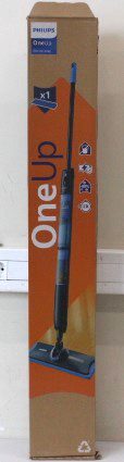 Philips Electric Mop, XV5113/01 OneUp 5000 Series, Cordless operating, Operating time (max) 70 min, Blue/Black, Warranty 24 month(s)