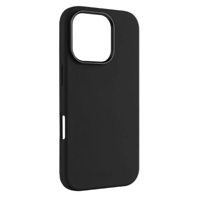 Fixed Back cover, Apple, iPhone 17 Pro, Liquid silicon, Black, MagFlow