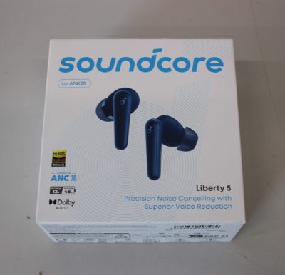 Anker Soundcore Earbuds with Dolby Audio, Liberty 5, Bluetooth, In-Ear, Microphone, Navy blue, Noise canceling, DEMO, Warranty 24 month(s), Wireless