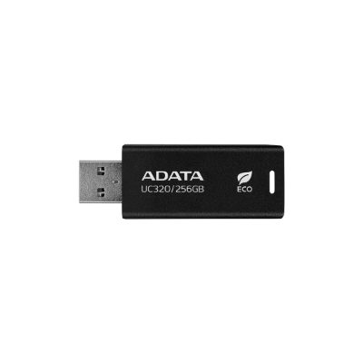 MEMORY DRIVE FLASH USB3.2 256G/BLACK UC320-256G-RBK/BK ADATA