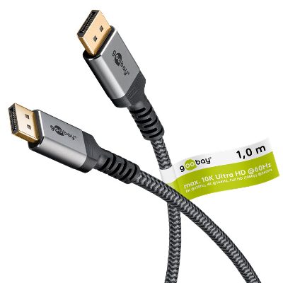 DisplayPort Cable 2.0/2.1, 54 Gbit/s, 75679, DisplayPort to  DisplayPort