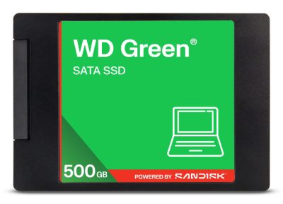 SSD, SANDISK, Green, POWERED BY SANDISK, 500 GB, Serial ATA III, Read speed 545 MB/s, 2.5", WDS500G5G0A