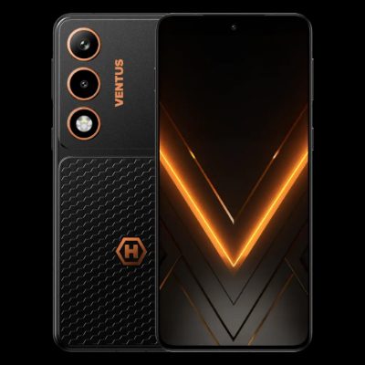 Hammer Ventus 5G, Smartphone, Black, 6.77 ", AMOLED, 2392 x 1080 pixels, MediaTek, Dimensity 7100, Internal RAM 8 GB, 256 GB, Dual SIM, 3G, 4G, 5G, Main camera resolution 108 MP, Android, Secondary camera resolution 32 MP, 16, 5000 mAh