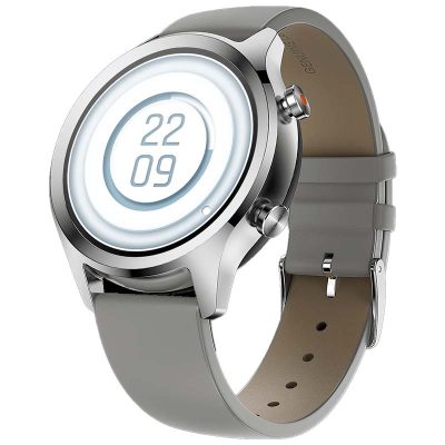 Smart Watch, C2 plus, Smart watches, NFC, GPS (satellite), AMOLED, 1.3”, Activity monitoring 24/7, Waterproof, Bluetooth, Wi-Fi, Platinum