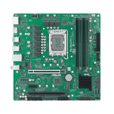 Mainboard, ASUS, Intel B860, LGA 1851 (Socket V1), micro ATX, RAM DDR5-SDRAM, 4xSlots, 2xNumber of M.2 (M) slots, PROB860M-C-CSM