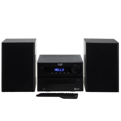 Mini Hi-Fi Stereo System, AD 1917, Speakers, USB connectivity, Bluetooth, FM