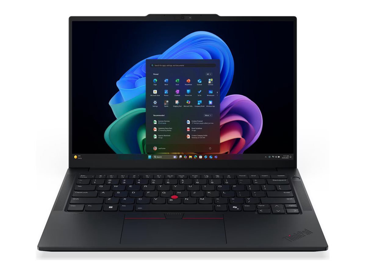 Lenovo ThinkPad E14 Gen 8 14 WUXGA ULT7-355/16GB/512GB/Intel Graphics/WIN11 Pro/ENG Backlit kbd/Black/FP/3Y Warranty, Lenovo