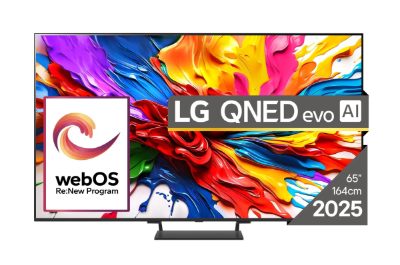 TV Set, LG, 65", 4K/Smart, 3840x2160, Wireless LAN, Bluetooth, webOS, 65QNED93A6A