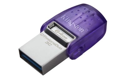 DataTraveler, DT Micro Duo 3C, 64 GB, USB Type-C/Type-A, Purple