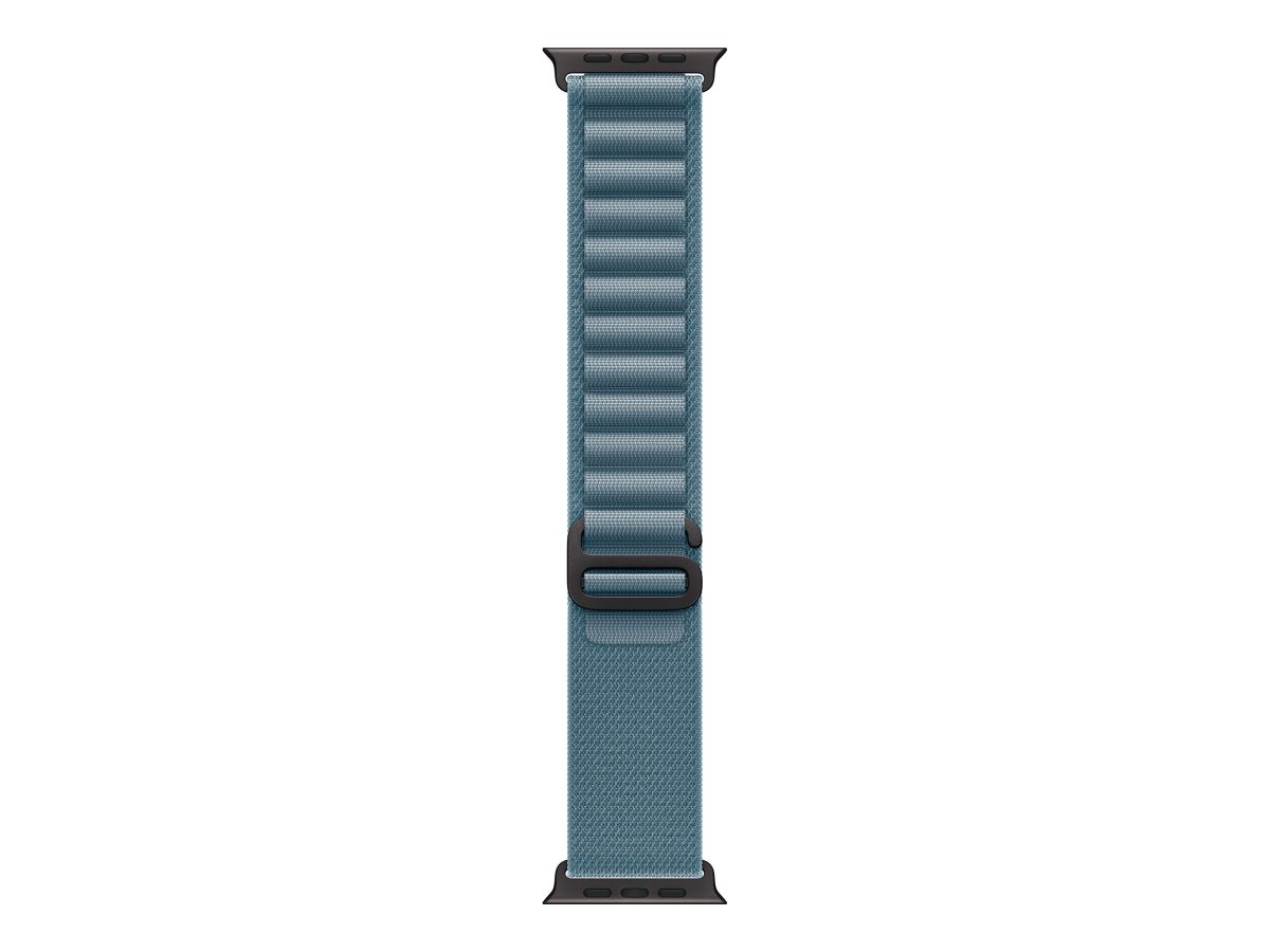 49mm Light Blue Alpine Loop - Large - Black Titanium Finish