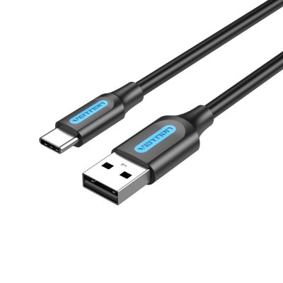CABLE USB2.0 TO USB-C/1.5M BLACK COKBG VENTION
