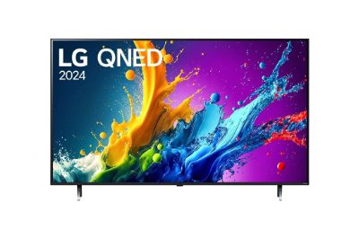 TV Set, LG, 65", 4K/Smart, 3840x2160, Wireless LAN, Bluetooth, webOS, Black, 65QNED80T3A