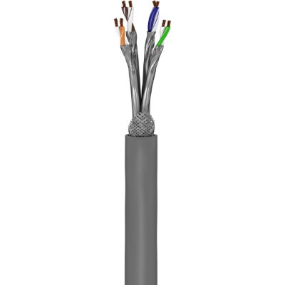 CAT 6A Network Cable, S/FTP (PiMF), 50 m, 96093, S/FTP, Grey