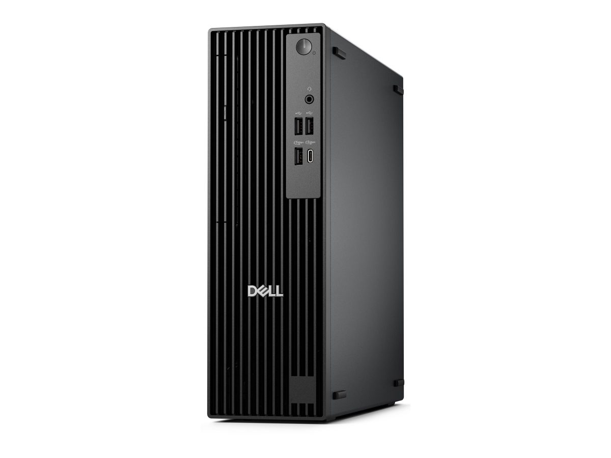 Dell Pro, QCS1250, Desktop, Slim, Intel Core i3, i3-14100, Internal memory 8 GB, DDR5, Solid-state drive capacity 512 GB, Intel Integrated Graphics, Keyboard language No keyboard, Ubuntu, Warranty 36 month(s)