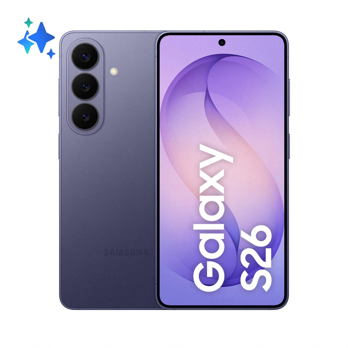 MOBILE PHONE GALAXY S26/256GB VIOLET SM-S942B SAMSUNG