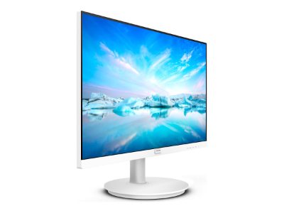 Monitor, 271V8AW/00, 27 ", IPS, 16:9, 75 Hz, 4 ms, 1920 x 1080 pixels, 250 cd/m², White