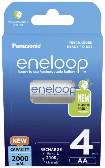 Rechargeable Batteries, ENELOOP BK-3MCDE/4BE, AA, 2000 mAh, 4 pc(s)