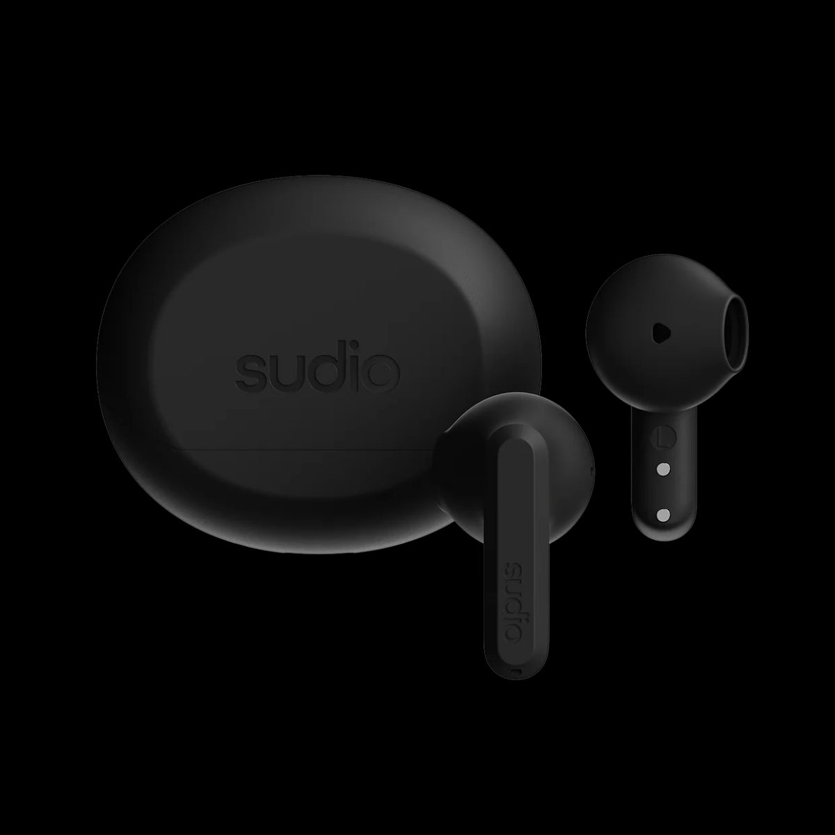 Sudio Earbuds, A3, Bluetooth, In-ear, Microphone, Black, Wireless