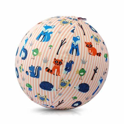 Bubabloon lateksa balons ar auduma pārvalku, Animal Stripes Pink