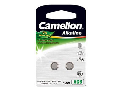 AG6/LR69/LR921/371, Alkaline Buttoncell, 2 pc(s)