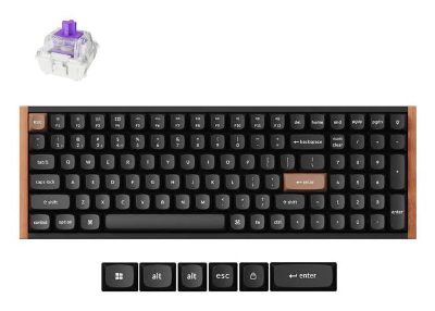 KEYBOARD WRL K4 HE SPECIAL ED/BLACK K4H-F1 KEYCHRON