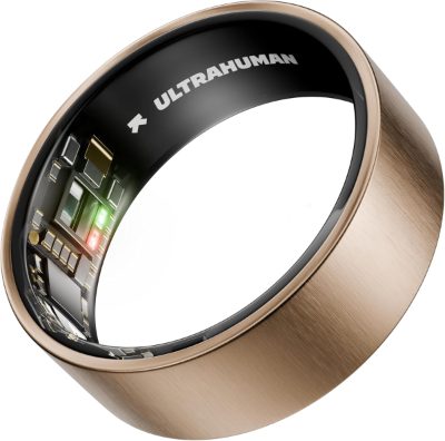 Ring Air, Brushed Rose Gold, Size 6, Smart Ring
